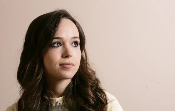 Picture girl, actress, brunette, Ellen Page, Ellen Page