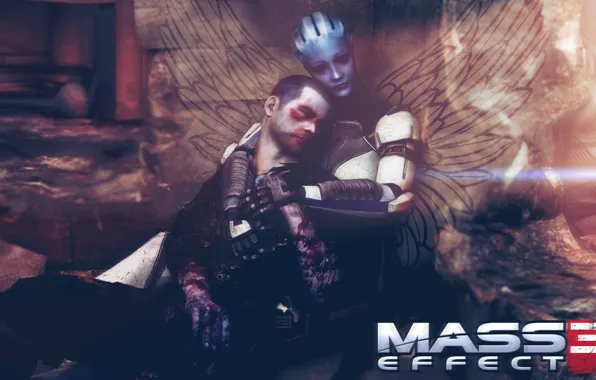 Death, mass effect, Shepard, Liara