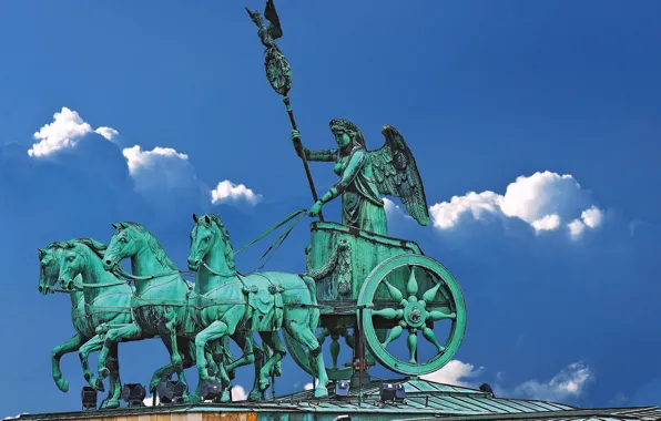 Victoria, Germany, Germany, Berlin, Berlin, Side, Brandenburg gate, Monument