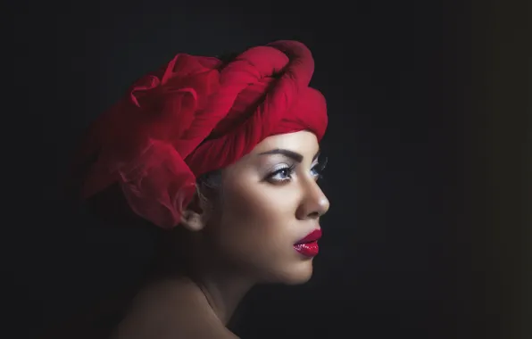 Girl, background, portrait