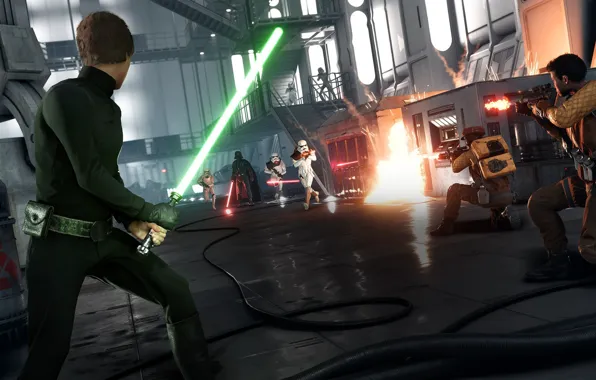 Game, Darth Vader, Darth Vader, Electronic Arts, Luke Skywalker, DICE, Stormtroopers, Rebels
