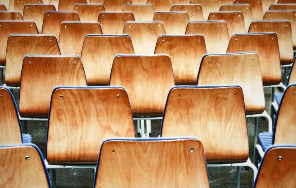 Photo, background, Wallpaper, chairs, a number, wood, different, the ranks
