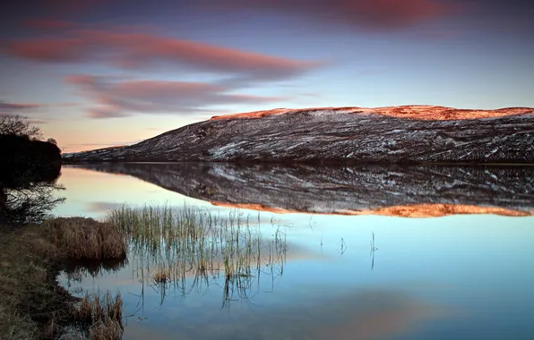 Landscape, sunset, nature, lake