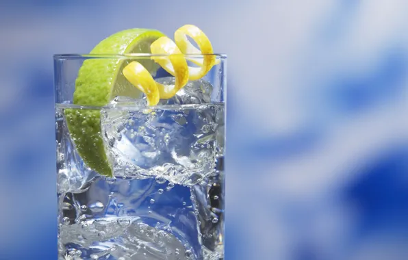 Background, glass, lime, drink