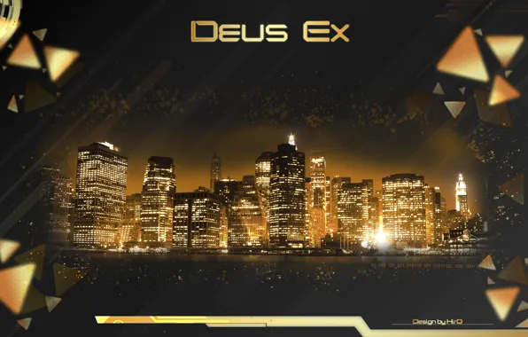 The city, lights, fragments, human revolution, deus ex