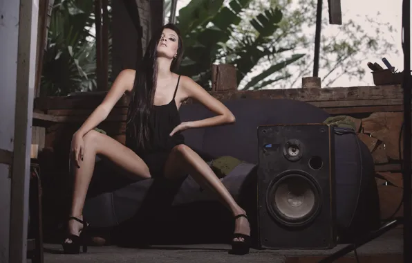 Picture look, face, style, background, legs, Luisa Gomez