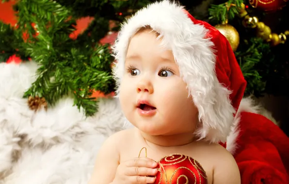 Children, child, New year, beautiful, new year, happy, beautiful, merry christmas