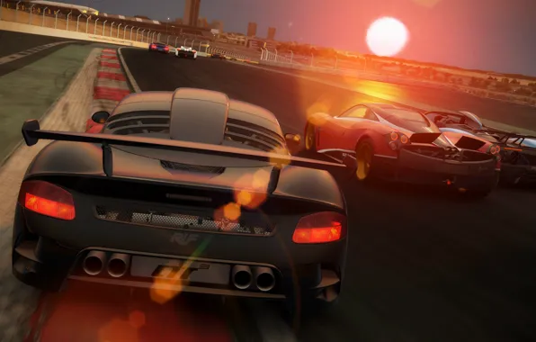 Picture car, machine, the sun, cars, Project CARS