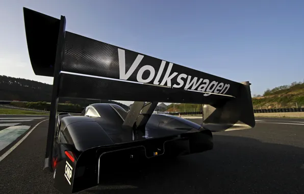 Black, Volkswagen, prototype, prototype, 2018, wing, feed, I.D. R