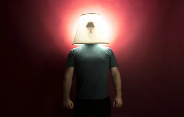 Background, people, lamp