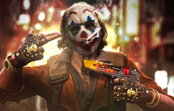 Wallpaper, joker, artwork, csgo, deagle, 4k Wallpaper, ibuypower