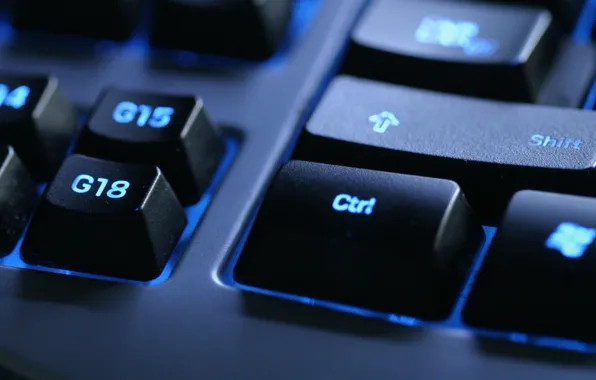 Backlight, button, black, keyboard, different