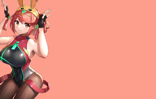 Picture girl, sexy, boobs, anime, Pikachu, oppai, Pyra, hairband