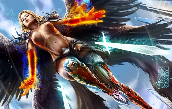 Fantasy, figure, warrior