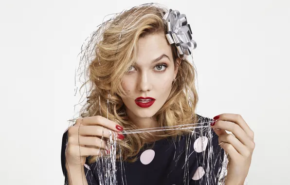 Look, girl, photo, surprise, hands, Karlie Kloss