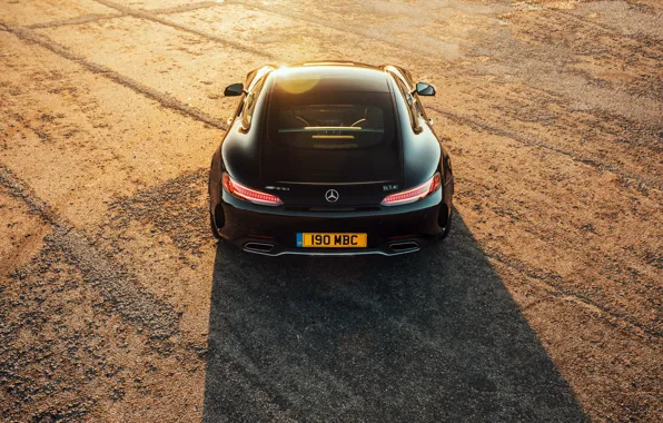 Mercedes-Benz, rear view, AMG, 2018, GT C