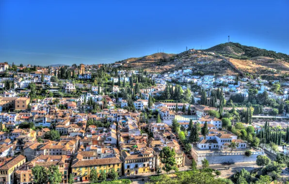 Home, panorama, Spain, Granada