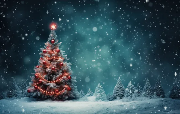 Balls, Christmas, New year, herringbone, AI art, neural network