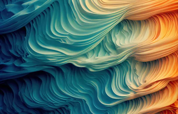 Picture abstraction, Wallpaper, wavy