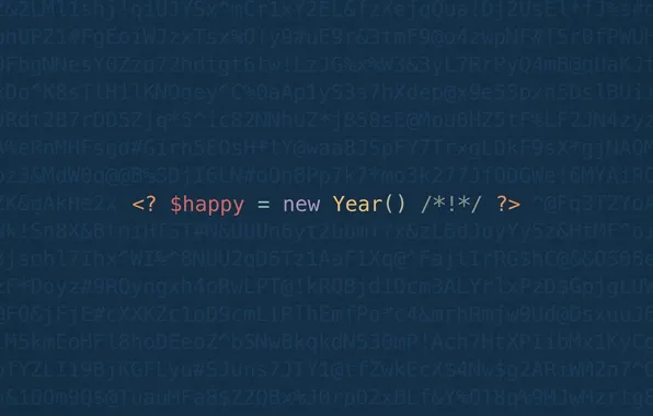 Picture minimalism, code, geek, happy new year, happy new yaer, programming, programing, codding