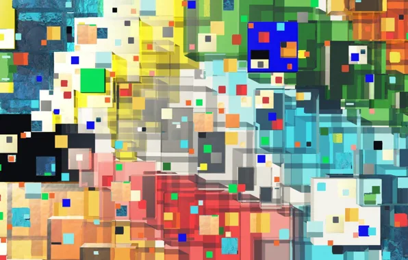 Cube, Abstraction, a lot, square