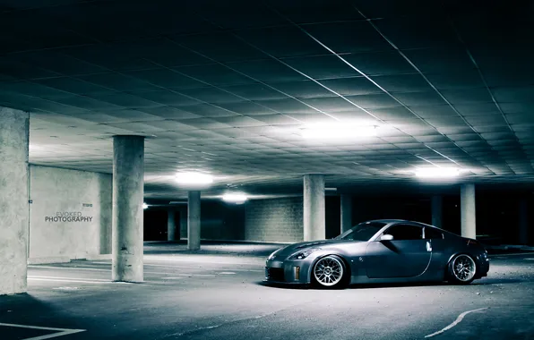 Picture road, Parking, Nissan, 350z, dark, clear, evil&sexy 350z