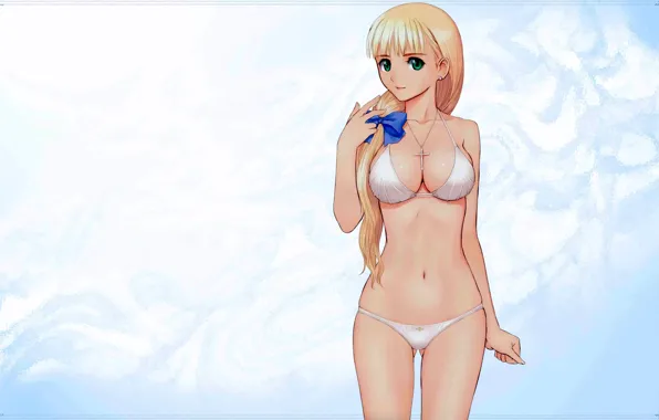 Picture girl, sexy, cleavage, long hair, boobs, anime, beautiful, pretty