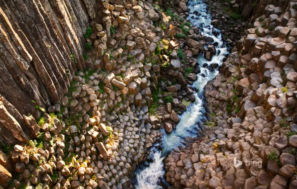 River, stones, rocks, Mexico, gorge, Hidalgo, Huasca de Ocampo