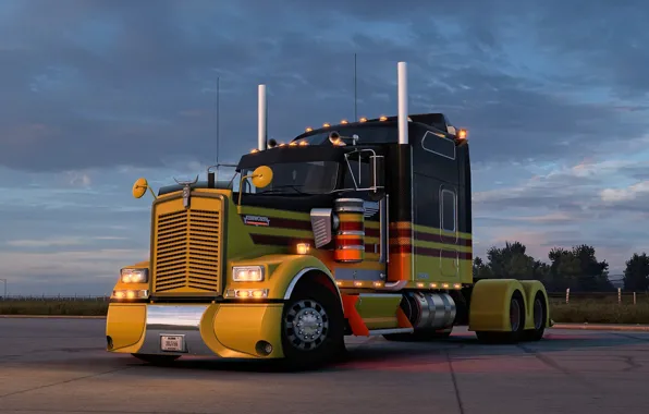 Tuning, the game, Truck, Art, Kenworth, ATS, American Truck Simulator, W900