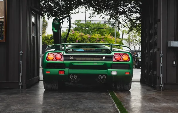 Lamborghini, Diablo, rear view, Lamborghini Diablo SE30