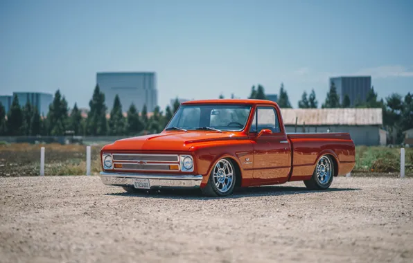 Chevrolet, 1970, C10, Suspension, Accuair