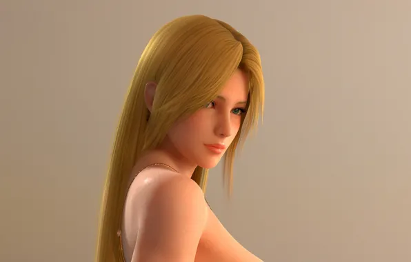 Girl, portrait, blonde