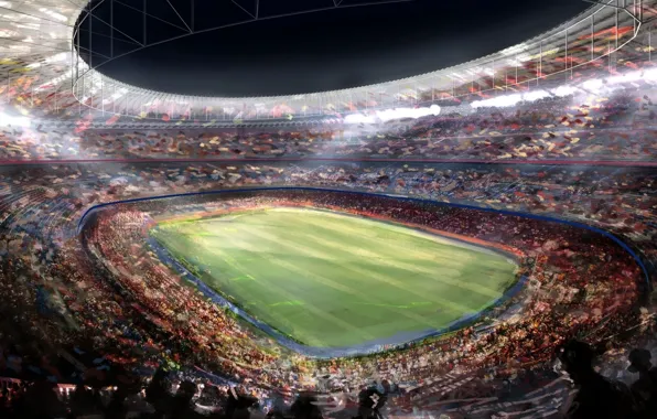 The audience, Stadium, Seville