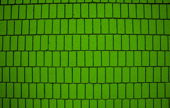 Picture green, wall, brick, vertical