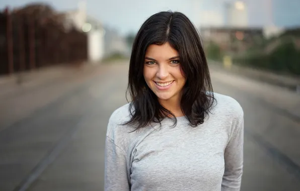 Smile, portrait, Lena, Martin Kühn