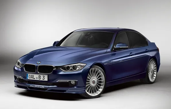 Picture Blue, BMW, BMW, Alpina, Limousine, Bi-Turbo