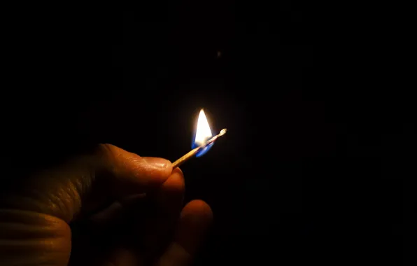 Light, fire, match