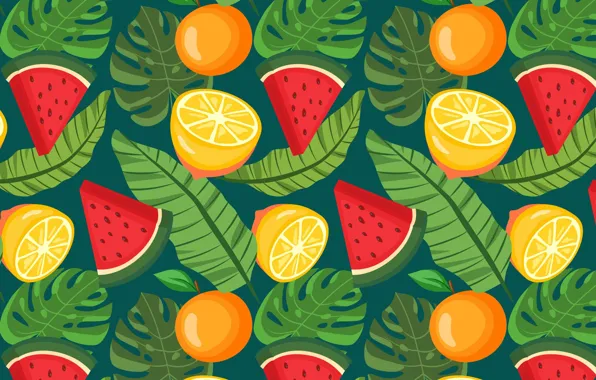 Background, vector, oranges, texture, watermelon, repetition
