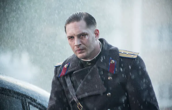 Picture look, snow, form, Tom Hardy, Tom Hardy, Child 44, "Room 44"