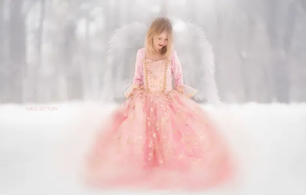 Picture nature, angel, girl