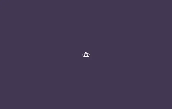 Purple, minimalism, crown