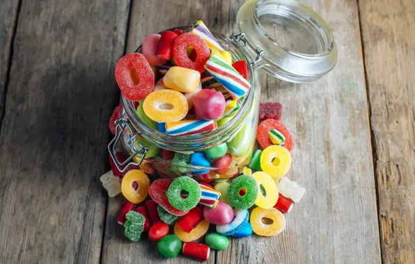 Candy, Bank, sweet, sweet, marmalade, candies