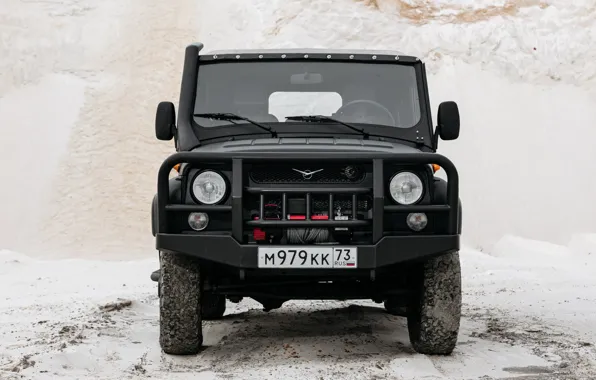 Picture SUV, front view, SUV, UAZ, Hunter, anniversary issue, UAZ Hunter 50th Anniversary