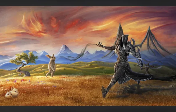 Field, welcome, evil, Diablo 3, art, Malthael