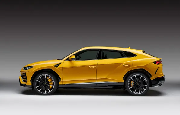 Lamborghini, side view, 2018, Urus
