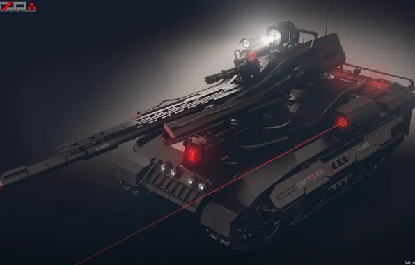 Weapons, tank, laser, Light tank concept