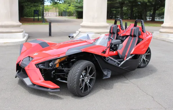 Beautiful, comfort, hi-tech, Polaris, Slingshot, technology, sporty, tricycle