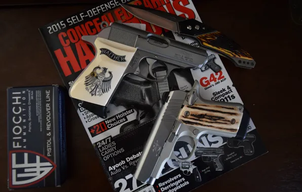 Picture weapons, journal, Walther, Kimber