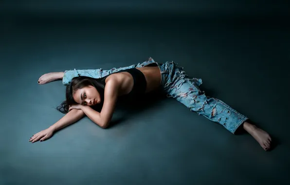 Wallpaper pose, girl, background