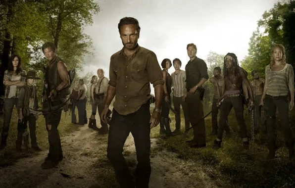 Picture Andrea, The Walking Dead, Rick Grimes, Carl Grimes, The walking dead, Andrew Lincoln, Chandler Riggs, …